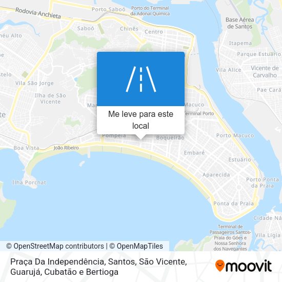 Praça Da Independência mapa