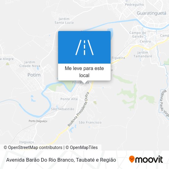 Avenida Barão Do Rio Branco mapa