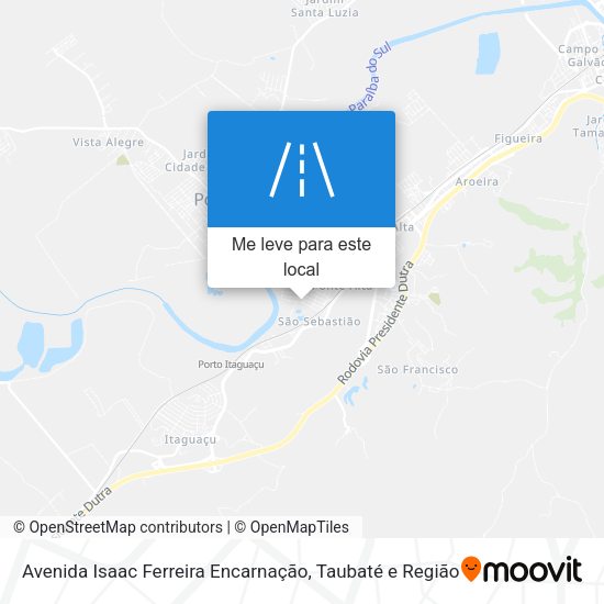 Avenida Isaac Ferreira Encarnação mapa
