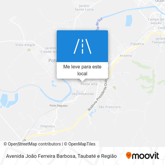 Avenida João Ferreira Barbosa mapa