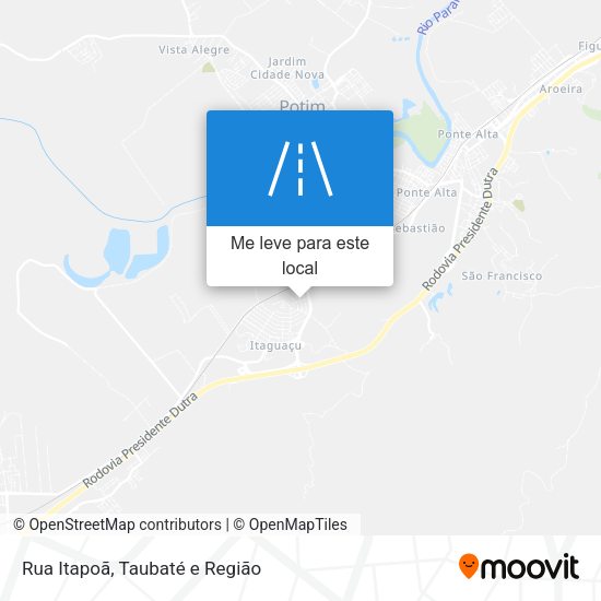 Rua Itapoã mapa