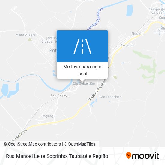 Rua Manoel Leite Sobrinho mapa