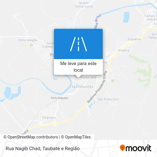 Rua Nagib Chad mapa