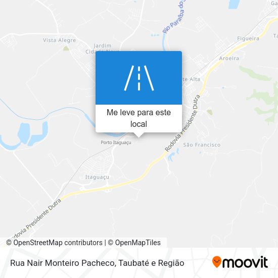 Rua Nair Monteiro Pacheco mapa