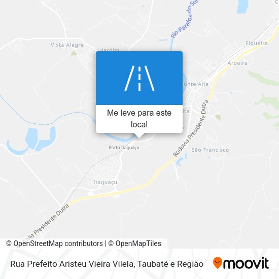 Rua Prefeito Aristeu Vieira Vilela mapa