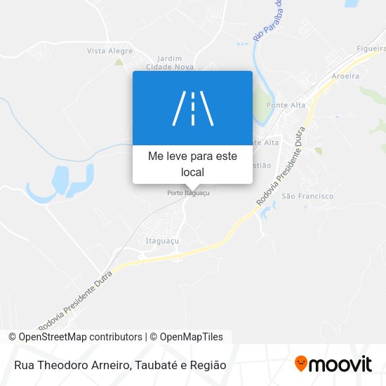 Rua Theodoro Arneiro mapa
