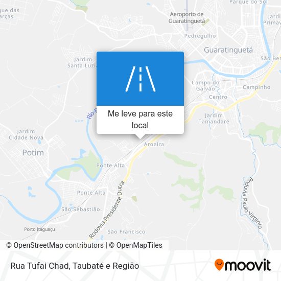 Rua Tufai Chad mapa
