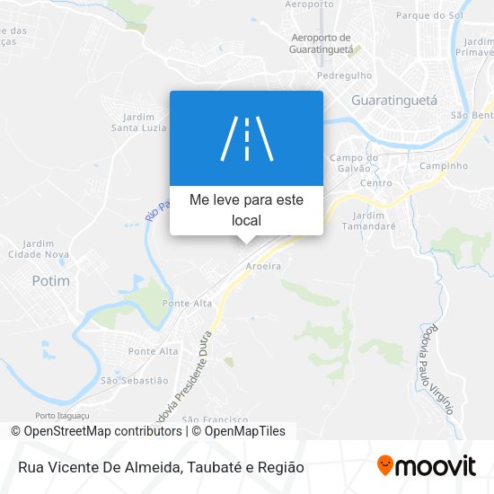 Rua Vicente De Almeida mapa