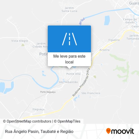 Rua Ângelo Pasin mapa