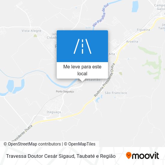 Travessa Doutor Cesár Sigaud mapa