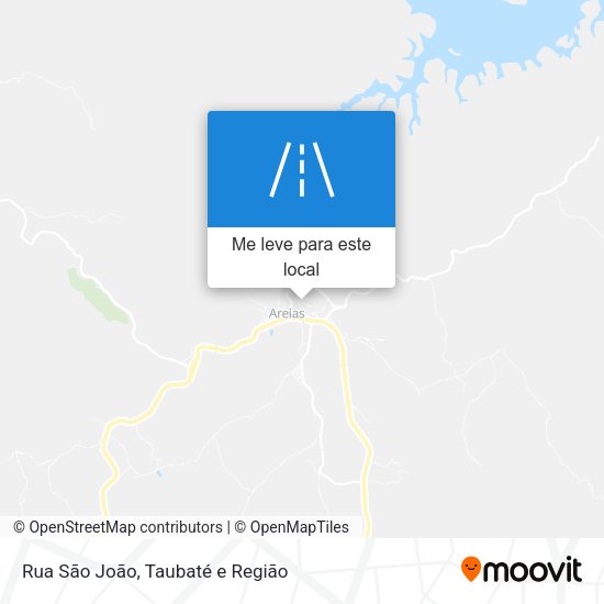 Rua São João mapa