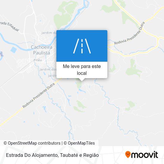 Estrada Do Alojamento mapa