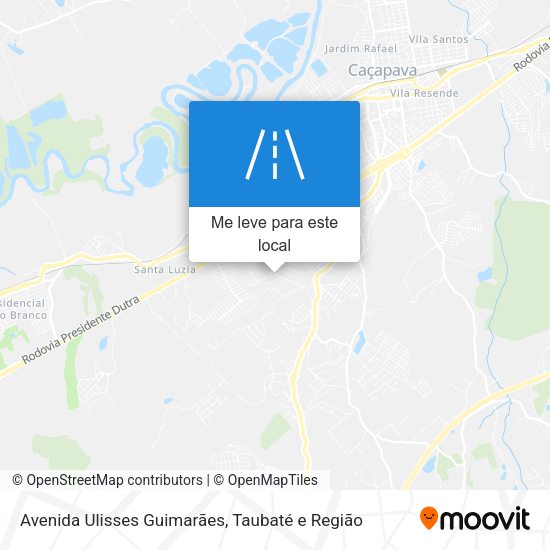 Avenida Ulisses Guimarães mapa