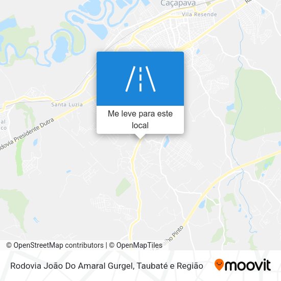 Rodovia João Do Amaral Gurgel mapa