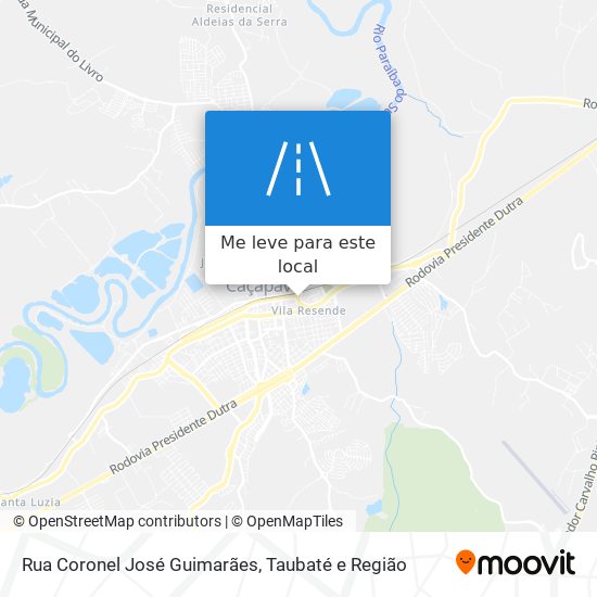 Rua Coronel José Guimarães mapa