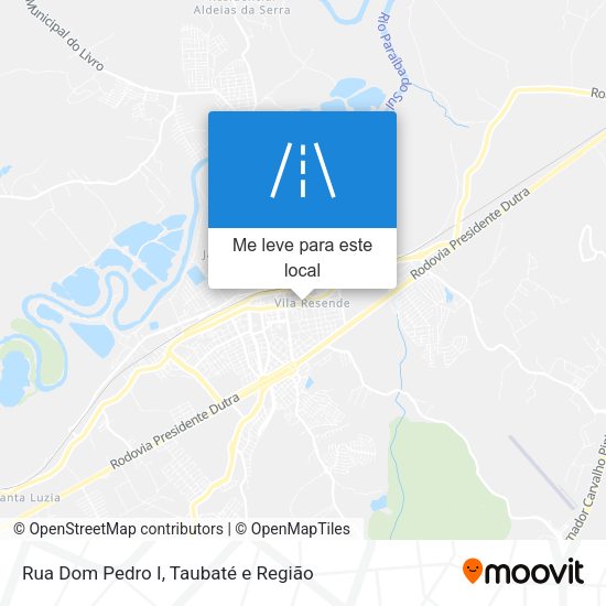 Rua Dom Pedro I mapa