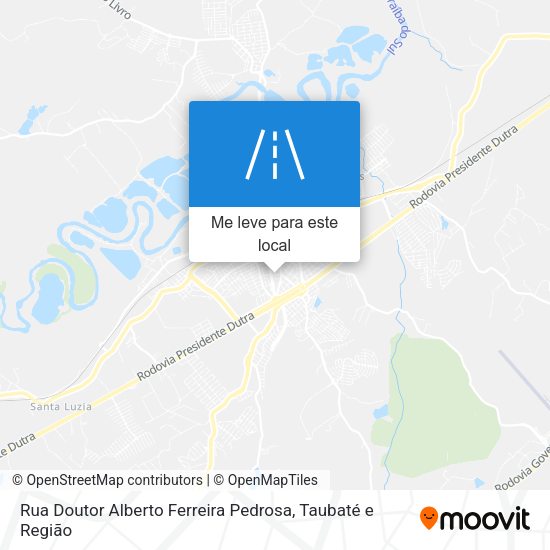 Rua Doutor Alberto Ferreira Pedrosa mapa