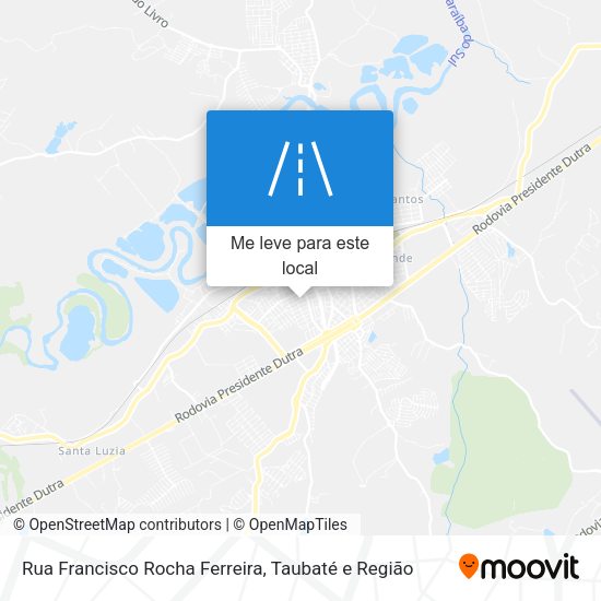 Rua Francisco Rocha Ferreira mapa