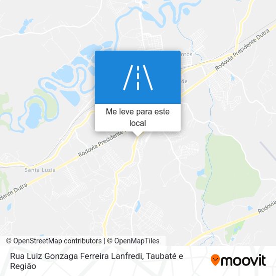 Rua Luiz Gonzaga Ferreira Lanfredi mapa