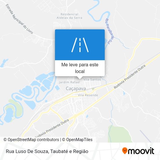 Rua Luso De Souza mapa