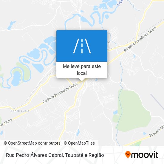 Rua Pedro Álvares Cabral mapa