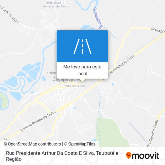 Rua Presidente Arthur Da Costa E Silva mapa