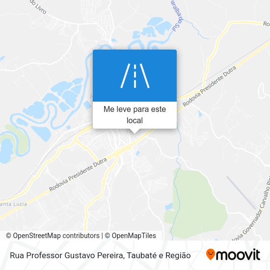 Rua Professor Gustavo Pereira mapa