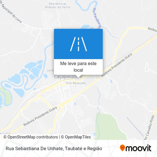 Rua Sebastiana De Unhate mapa