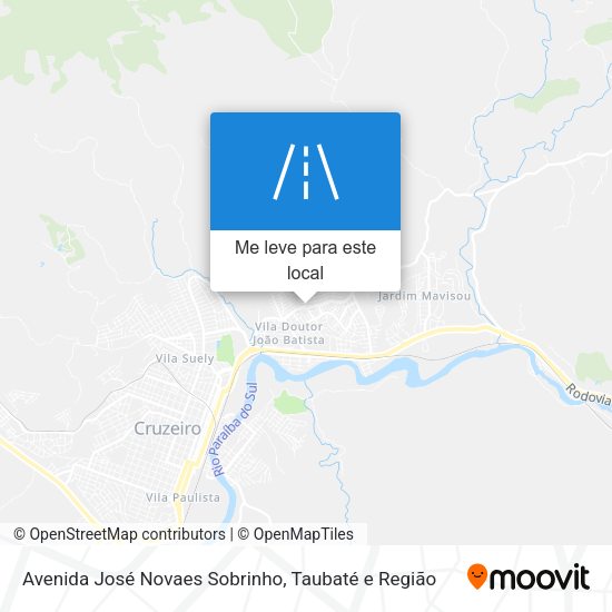 Avenida José Novaes Sobrinho mapa