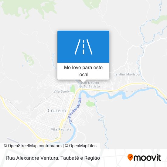 Rua Alexandre Ventura mapa
