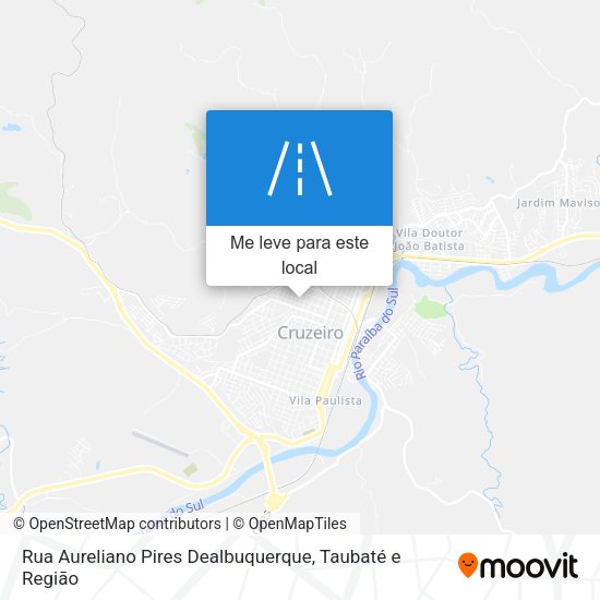 Rua Aureliano Pires Dealbuquerque mapa