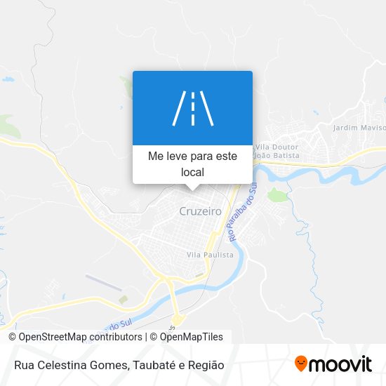 Rua Celestina Gomes mapa