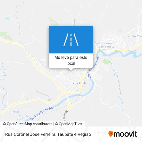 Rua Coronel José Ferreira mapa