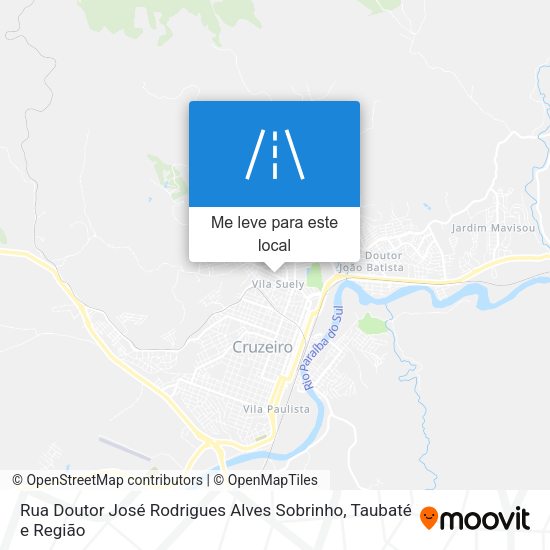 Rua Doutor José Rodrigues Alves Sobrinho mapa