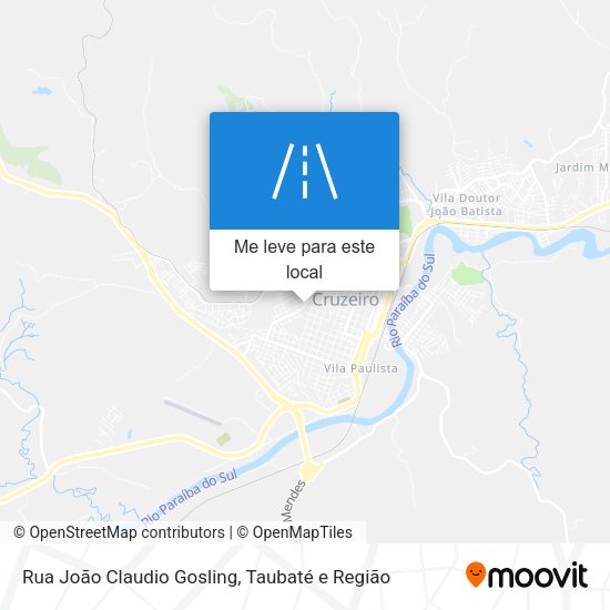 Rua João Claudio Gosling mapa
