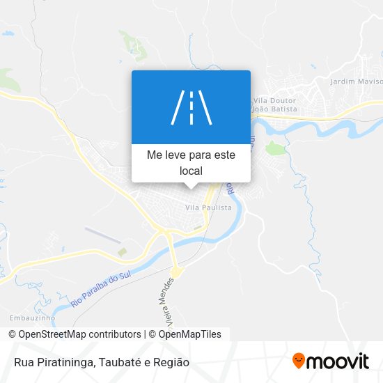 Rua Piratininga mapa