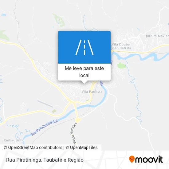 Rua Piratininga mapa