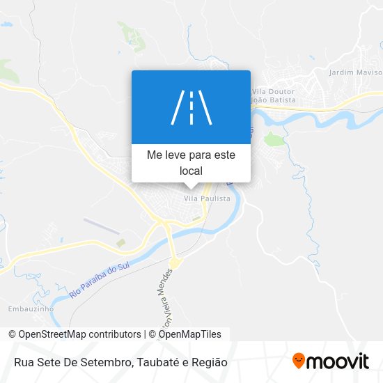 Rua Sete De Setembro mapa
