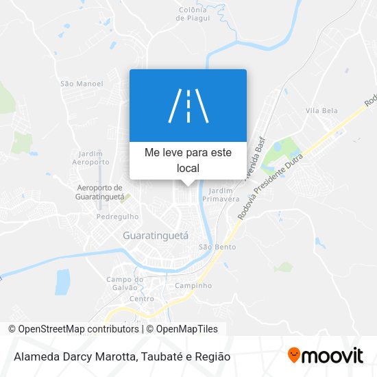 Alameda Darcy Marotta mapa