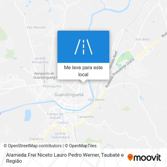 Alameda Frei Niceto Lauro Pedro Werner mapa