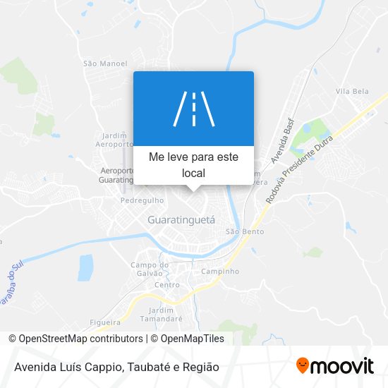 Avenida Luís Cappio mapa