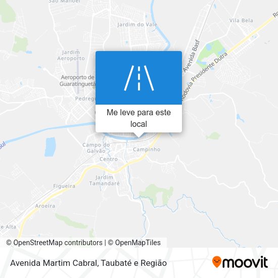 Avenida Martim Cabral mapa