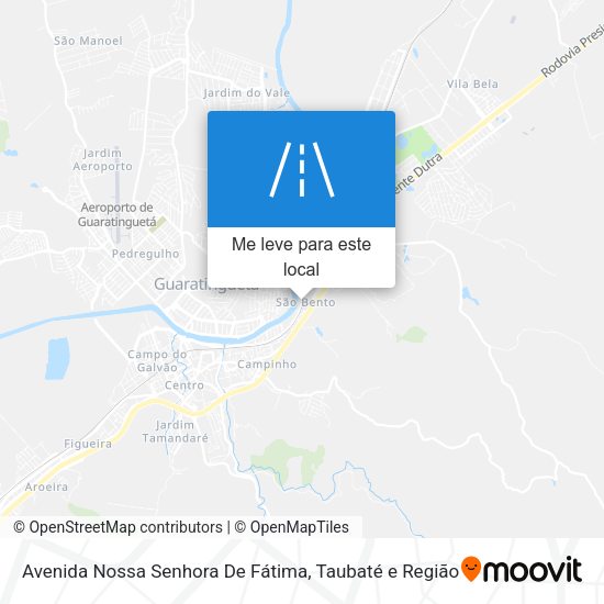 Avenida Nossa Senhora De Fátima mapa