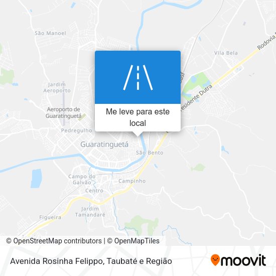 Avenida Rosinha Felippo mapa