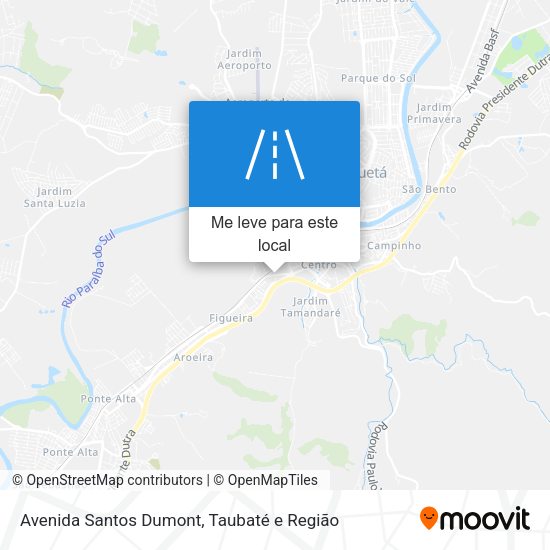 Avenida Santos Dumont mapa