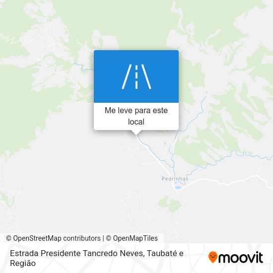 Estrada Presidente Tancredo Neves mapa
