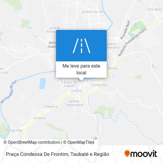 Praça Condessa De Frontim mapa