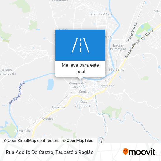 Rua Adolfo De Castro mapa