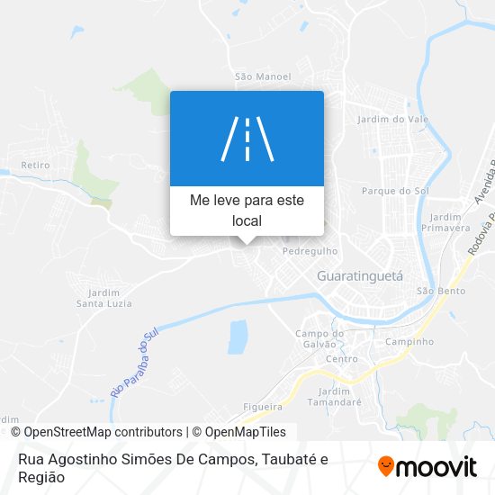 Rua Agostinho Simões De Campos mapa