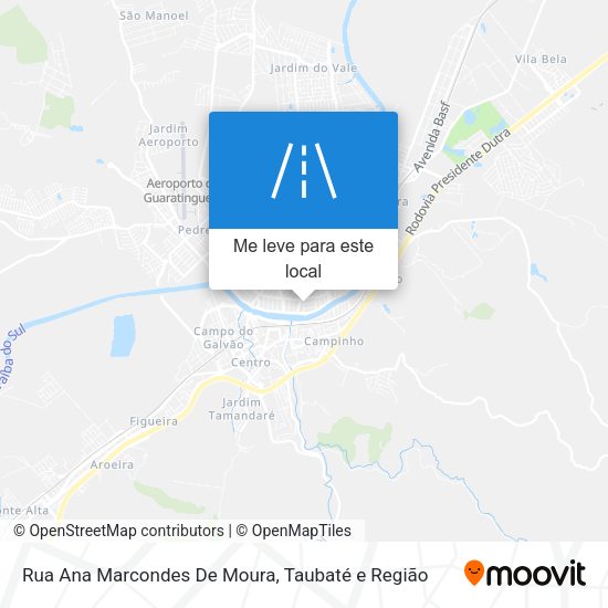 Rua Ana Marcondes De Moura mapa